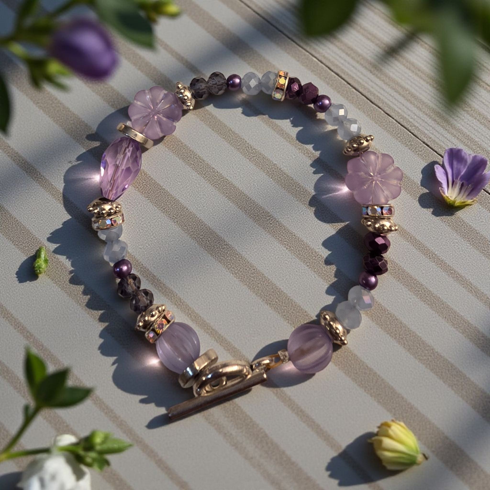 Purple bracelet