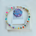 Beaded multicolor necklace