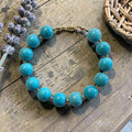 Howlite beads bracelet