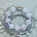 White glass bracelets