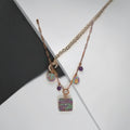 Paper clip necklace