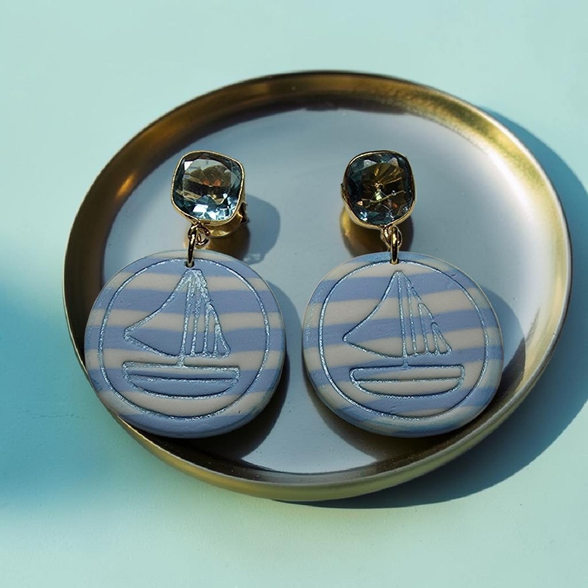 Set Sail Nautical Drop Earrings