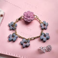 Bloom & Daisy Paperclip Charm Bracelet