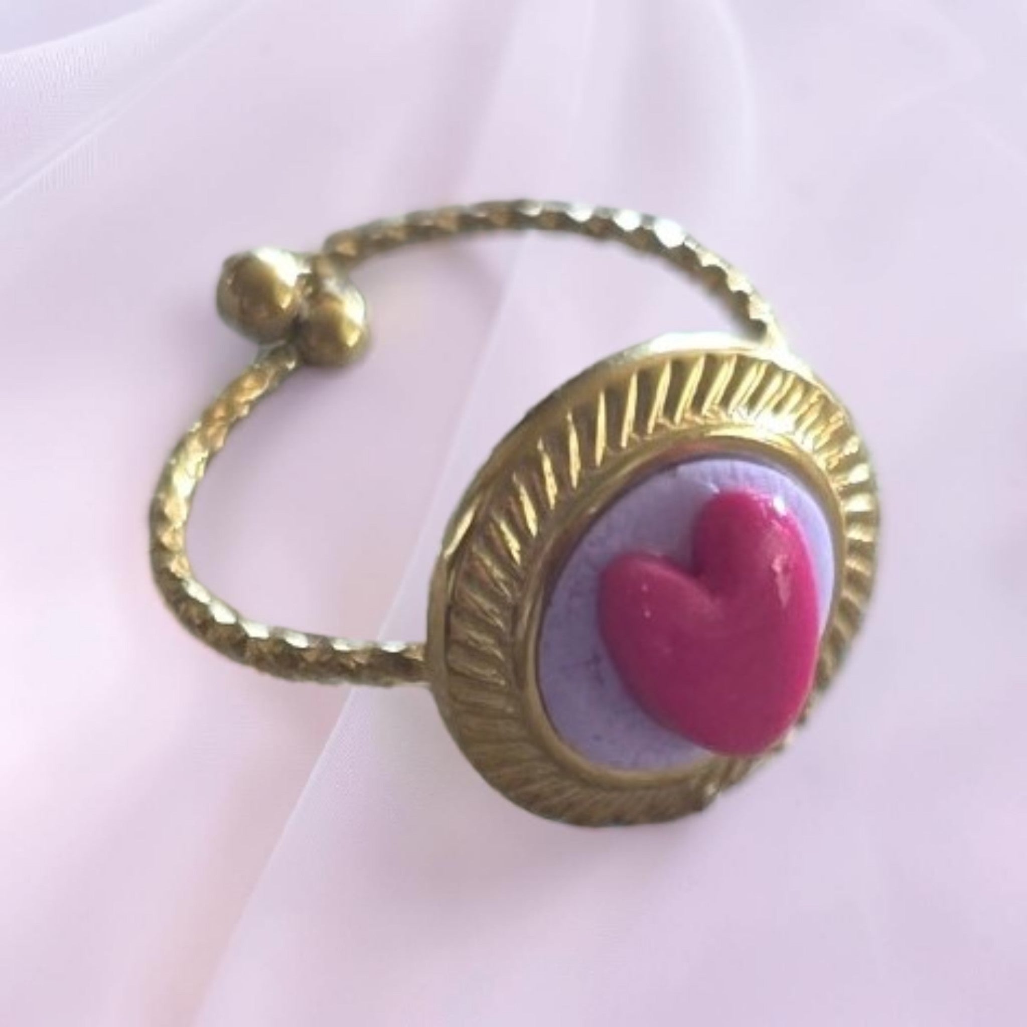 Heart Cameo Ring