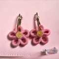 Daisy Hoop Earrings