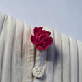 Magenta Peony Button Cover