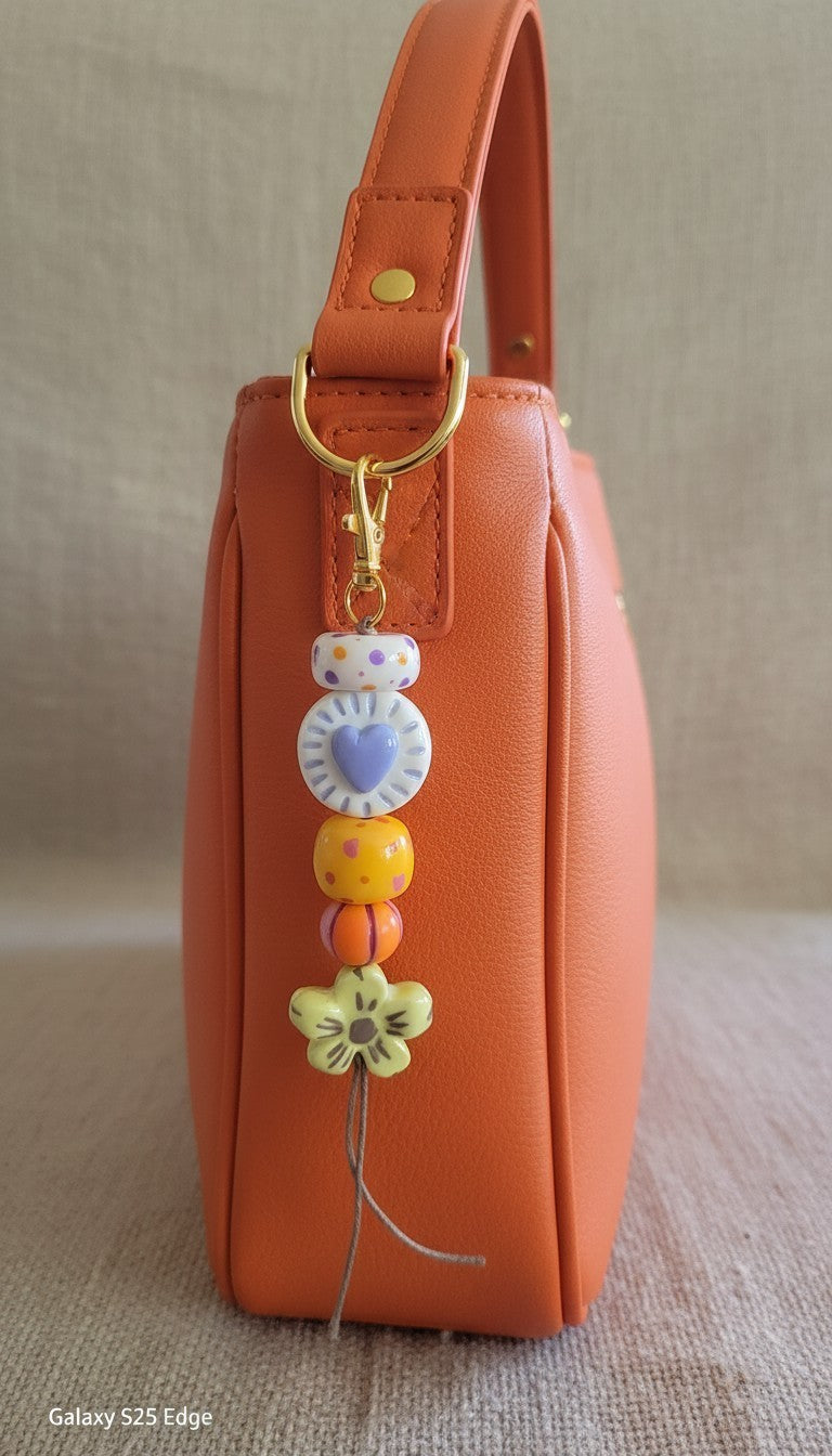 Fall colors purse / key accessory