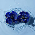 Blue Flower Stud Earrings